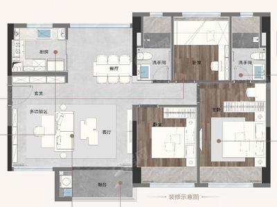 4室2厅 102㎡